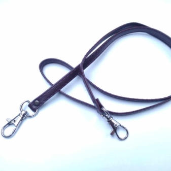 Wodze z brązowej skóry ekologicznej Hobby Horse