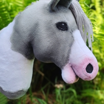 srokaty myszaty tobiano A3 premium realistyczny hobby horse