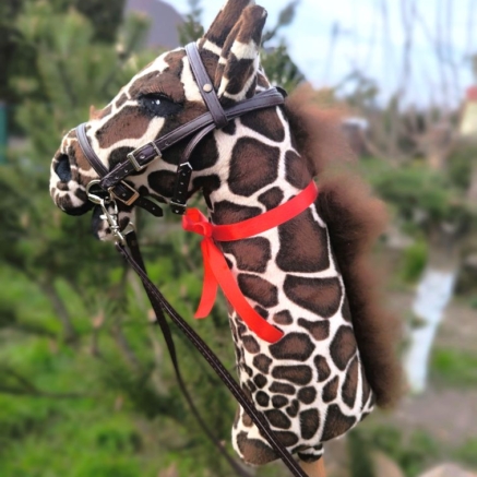 Żyrafa na kiju hobby horse giraffe