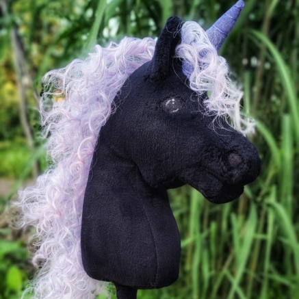 jednorożec, hobby horse, kary konik na kiju