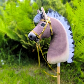 Hobby horse fiordzki fiord realistyczny bułany A3 OGŁOWIE